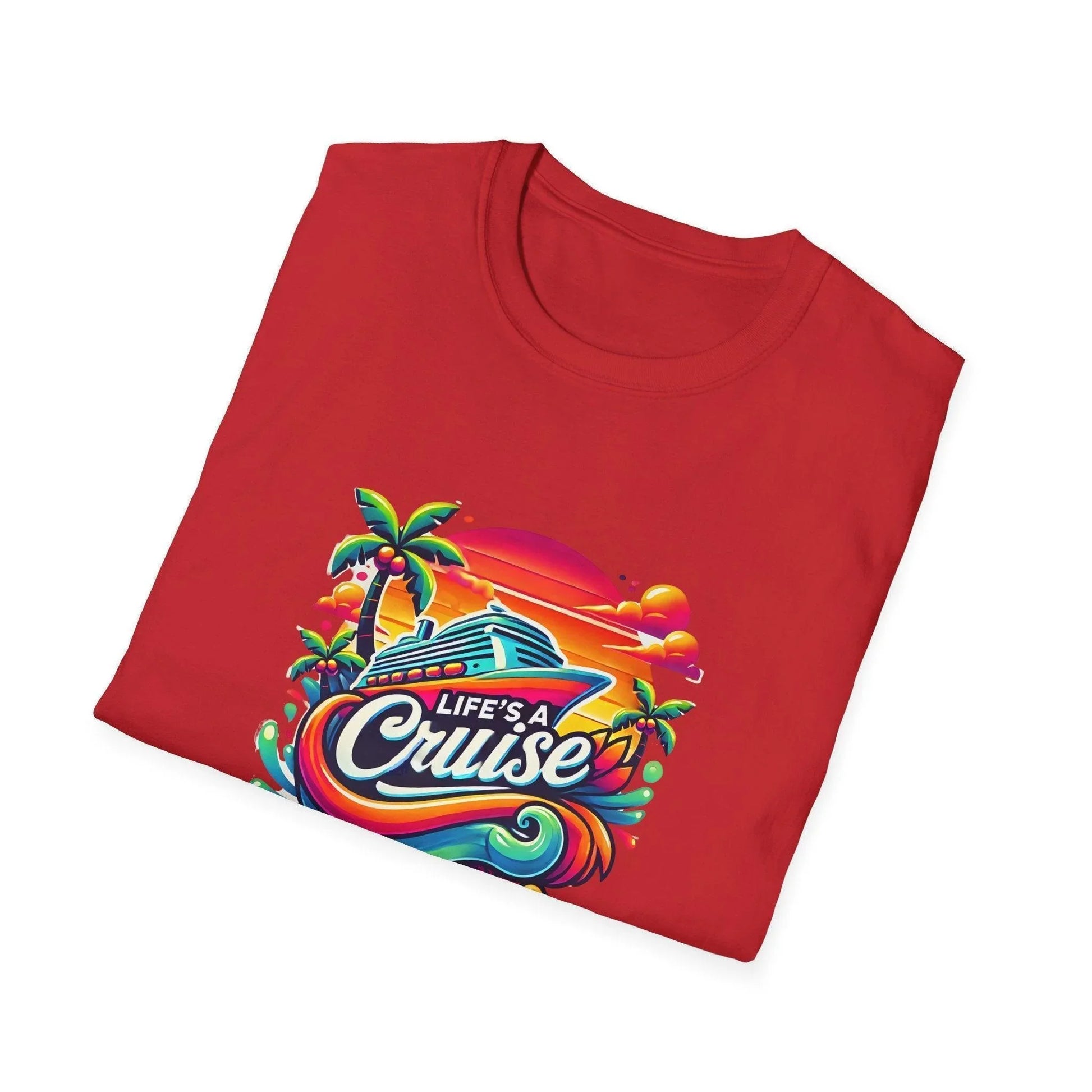 Life's a Cruise 🌊☀️🚢🌴 Unisex Tee - Whippie's