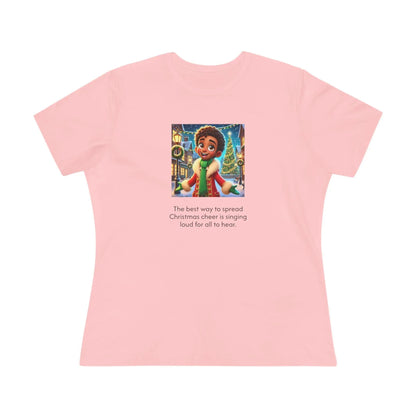 Caroler - Christmas Cheer - BH Boy - Women's Tee - Whippie's