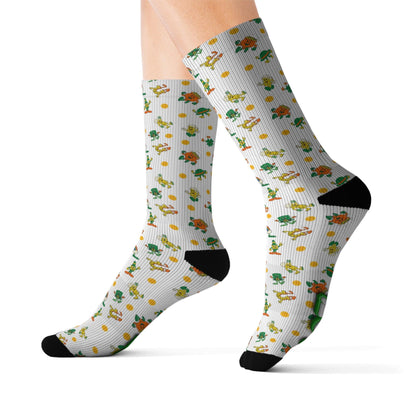 Lucky Charm St. Patrick's Day Socks - Step into Luck! 🍀🌈💰 - Whippie's