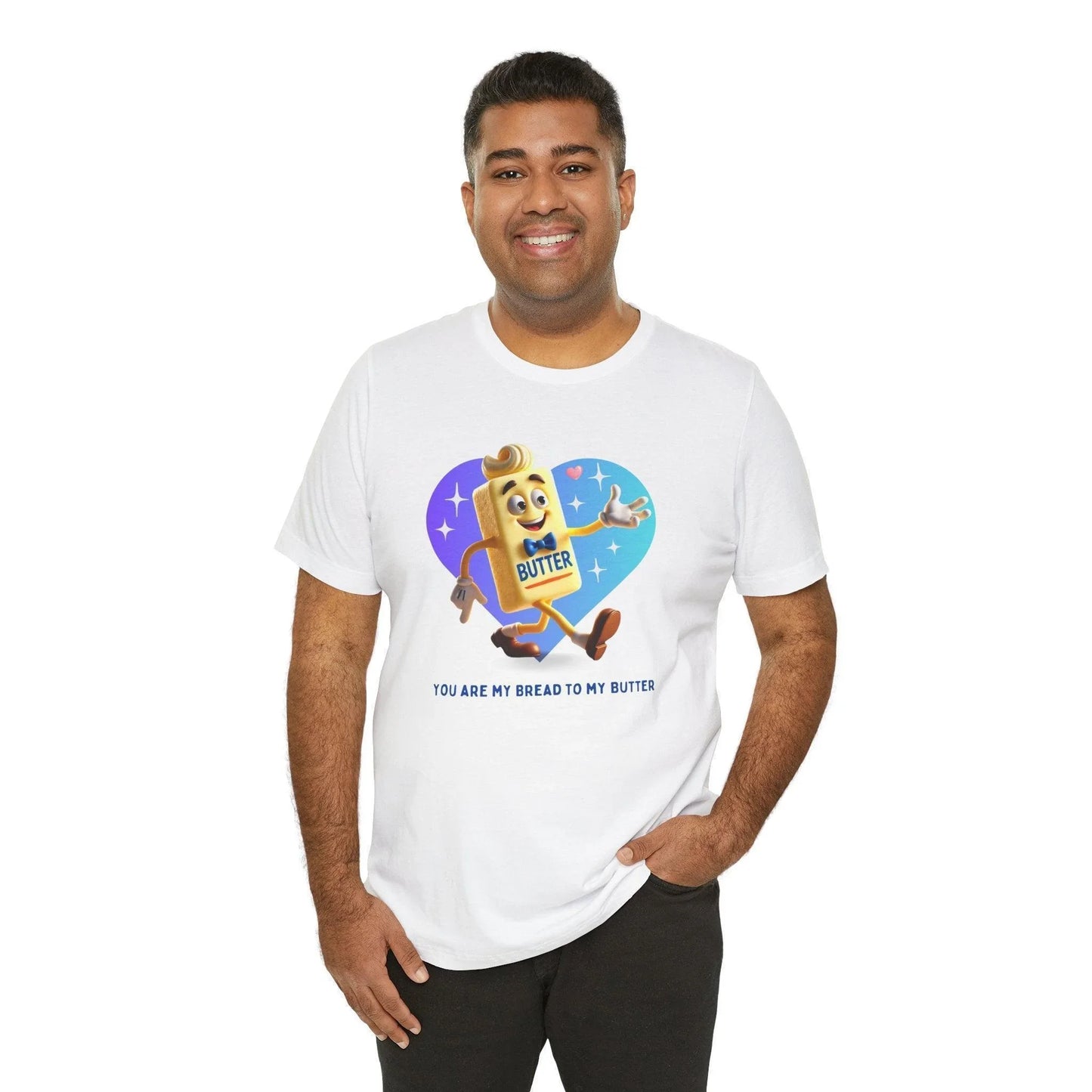 🍞 You're the Bread to My Butter! 🧈 Unisex Jersey Tee ✨ The perfect match! - Personalizable - Whippie's