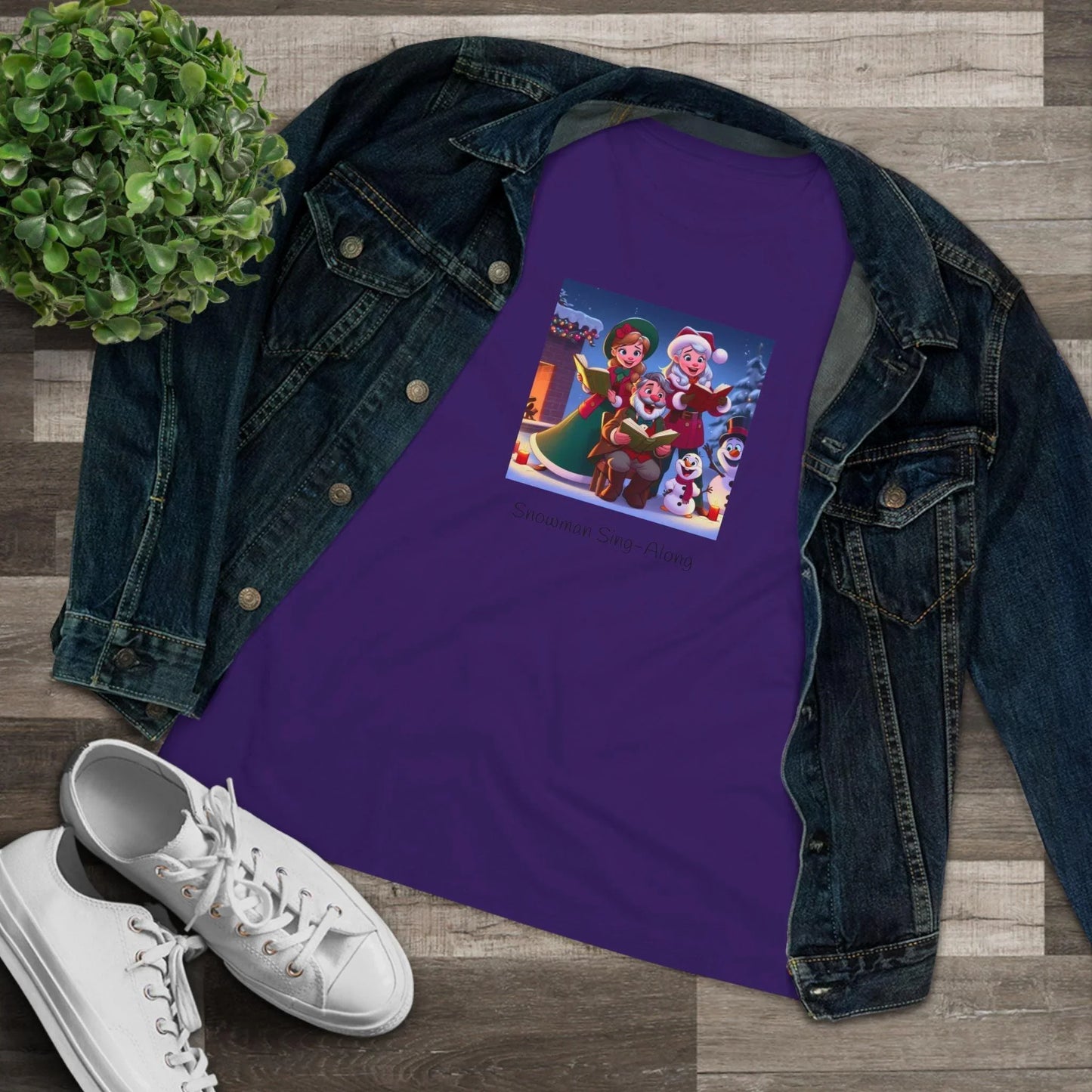 Snowman Sing-Along - Women's Tee - Whippie's