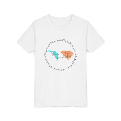 Girl Scout Friendship Moving to New State - Youth T-shirt - Personalizable - Whippie's
