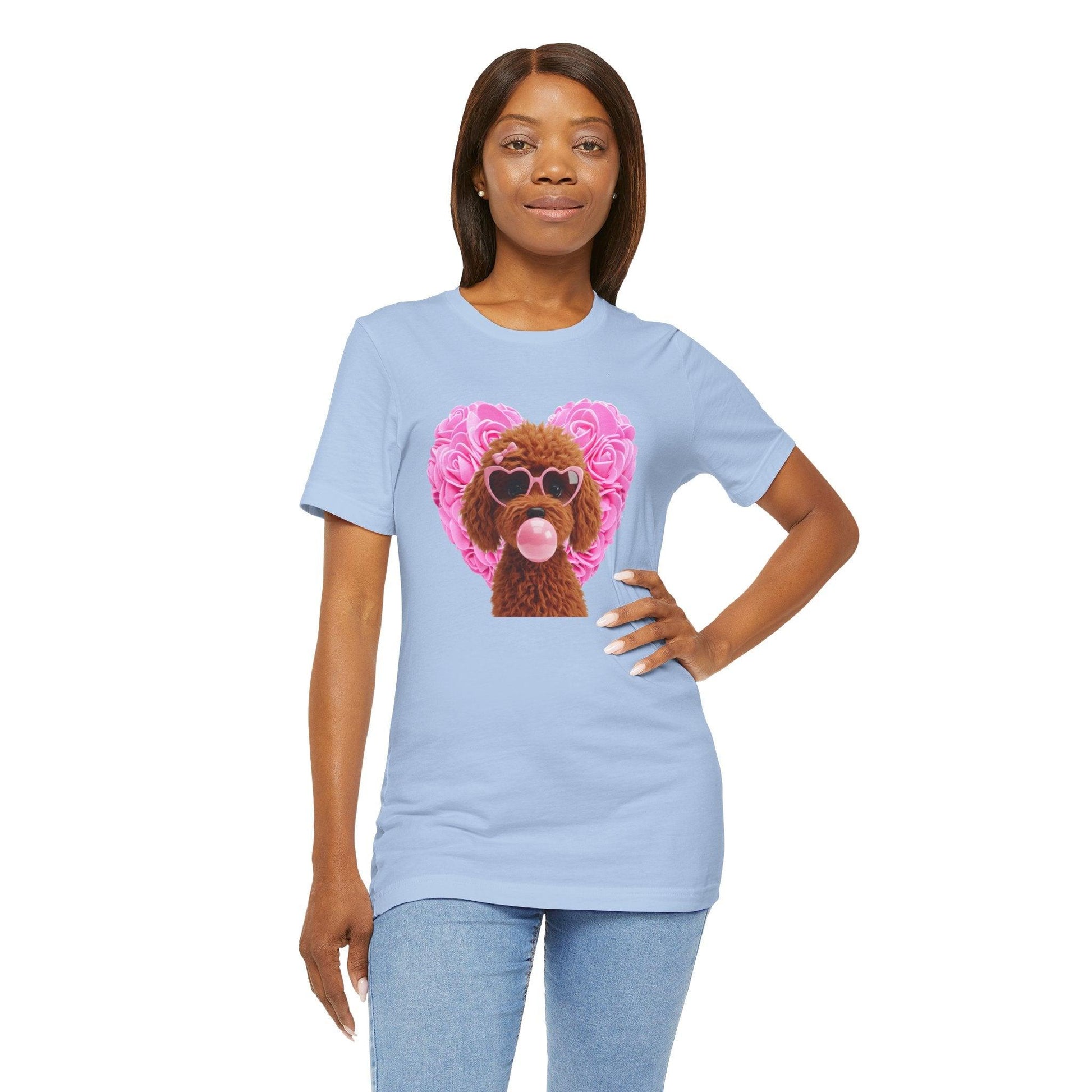 Doodle Love Unisex Jersey Tee - 💖 Cuteness Overload! 💖 - Whippie's