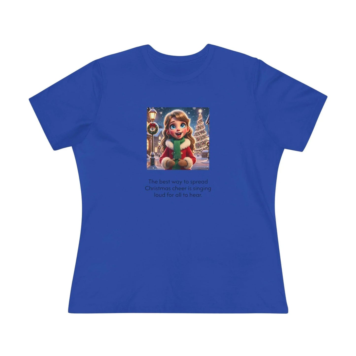 Caroler - Christmas Cheer - DBH Girl - Women's Softstyle Tee - Whippie's