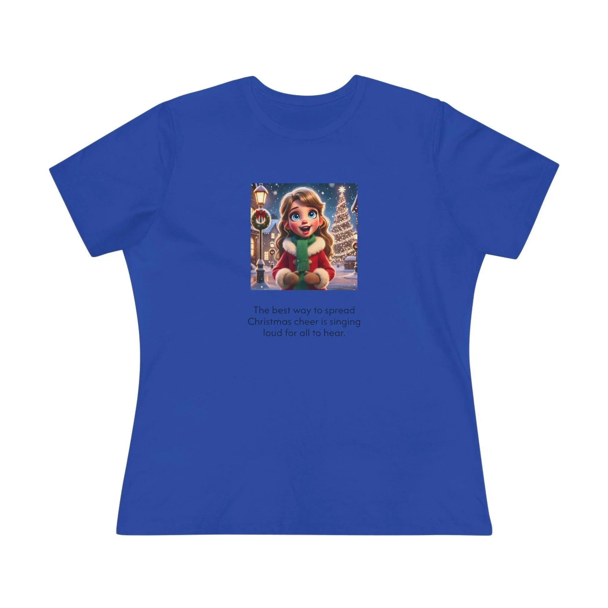 Caroler - Christmas Cheer - DBH Girl - Women's Softstyle Tee - Whippie's