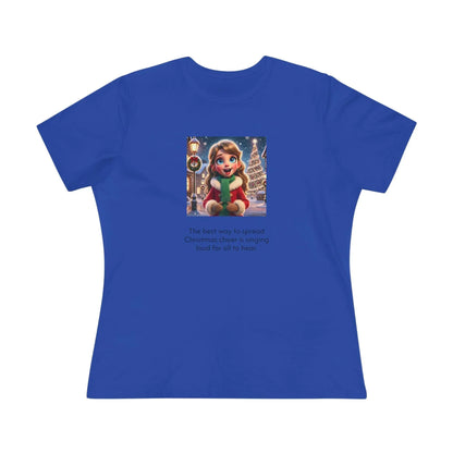 Caroler - Christmas Cheer - DBH Girl - Women's Softstyle Tee - Whippie's