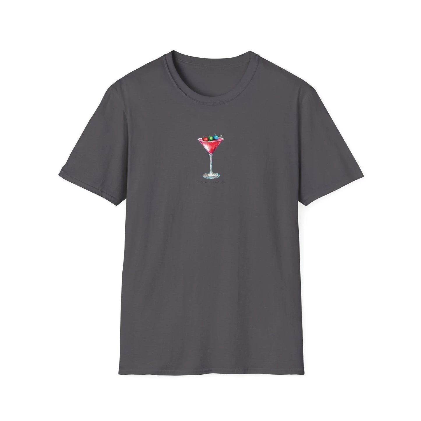My Christmas Spirit is Vodka 🍸🎄 - Unisex Softstyle T-shirt - Whippie's