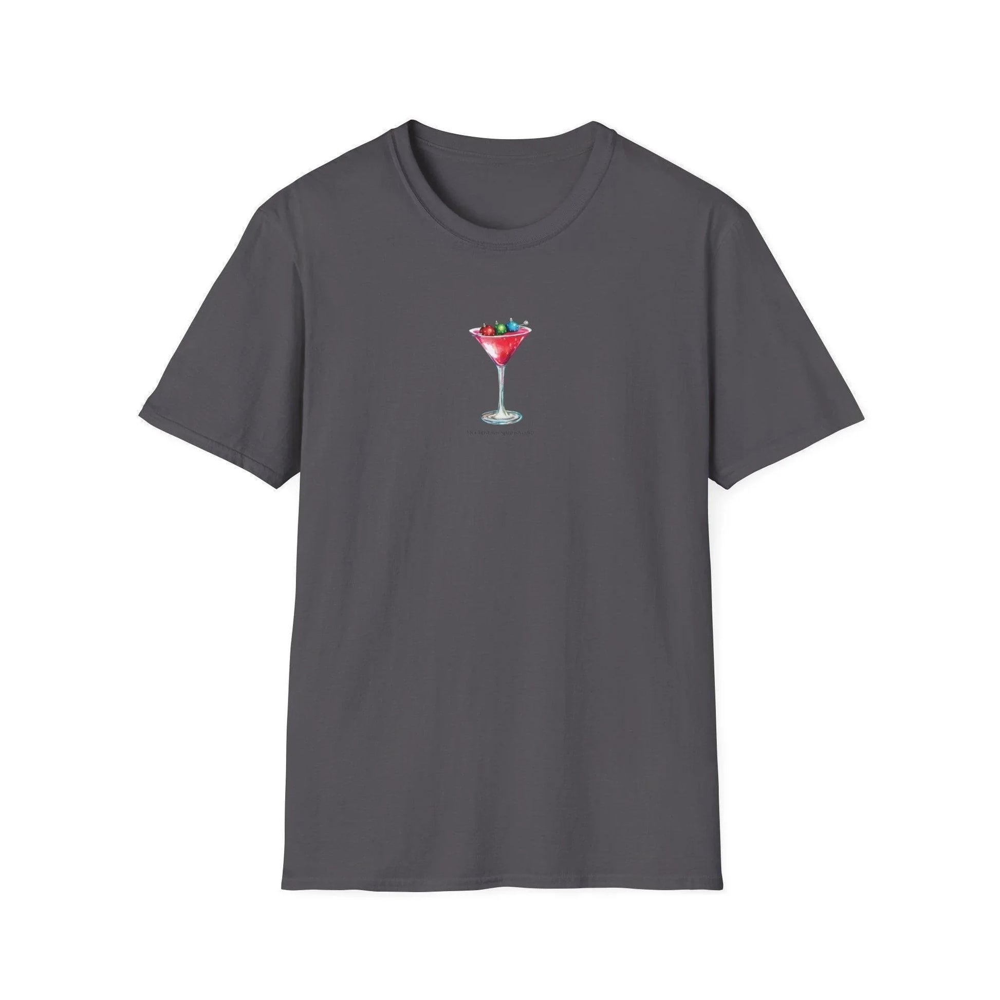 My Christmas Spirit is Vodka 🍸🎄 - Unisex Softstyle T-shirt - Whippie's