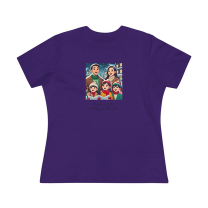 Carols bright, Family's delight! - Women's Softstyle Tee - Whippie's