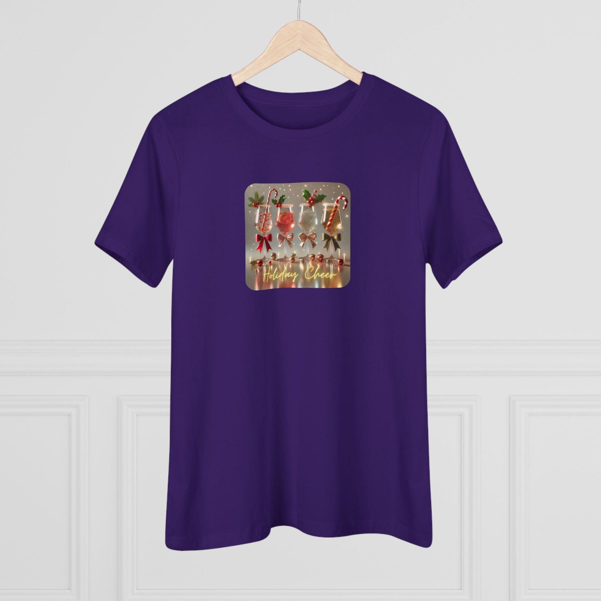 Holiday Cheer - Sip, Smile, Repeat 🥂🎄 - Women's Softstyle Tee - Whippie's