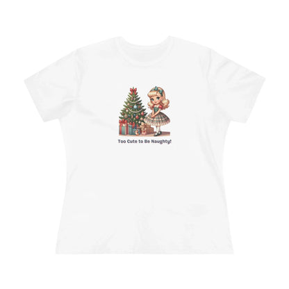Too Cute to be Naughty - Women's Softstyle Tee - Whippie's