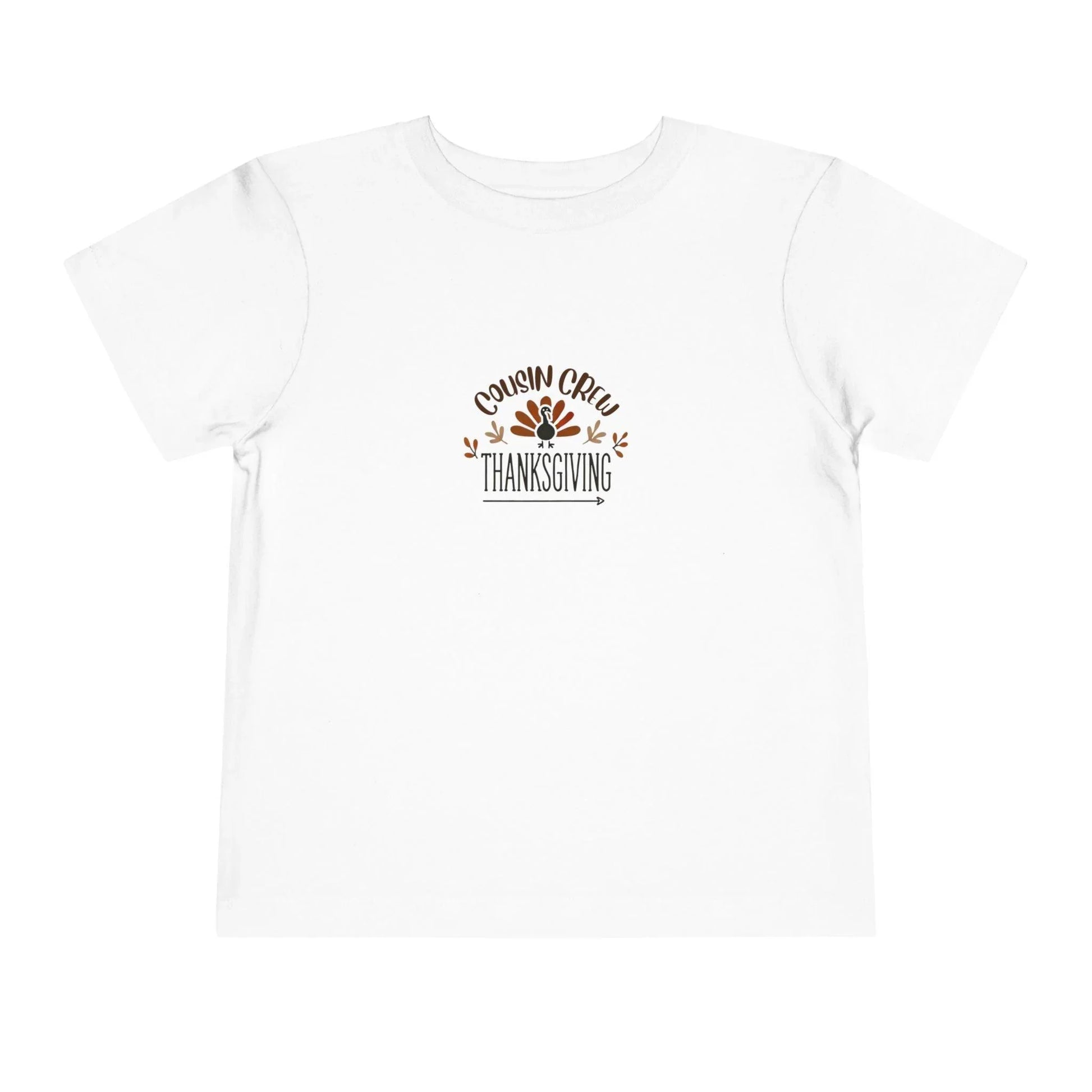 Thanksgiving Cousin Crew - Toddler Short Sleeve Tee - Whippie's