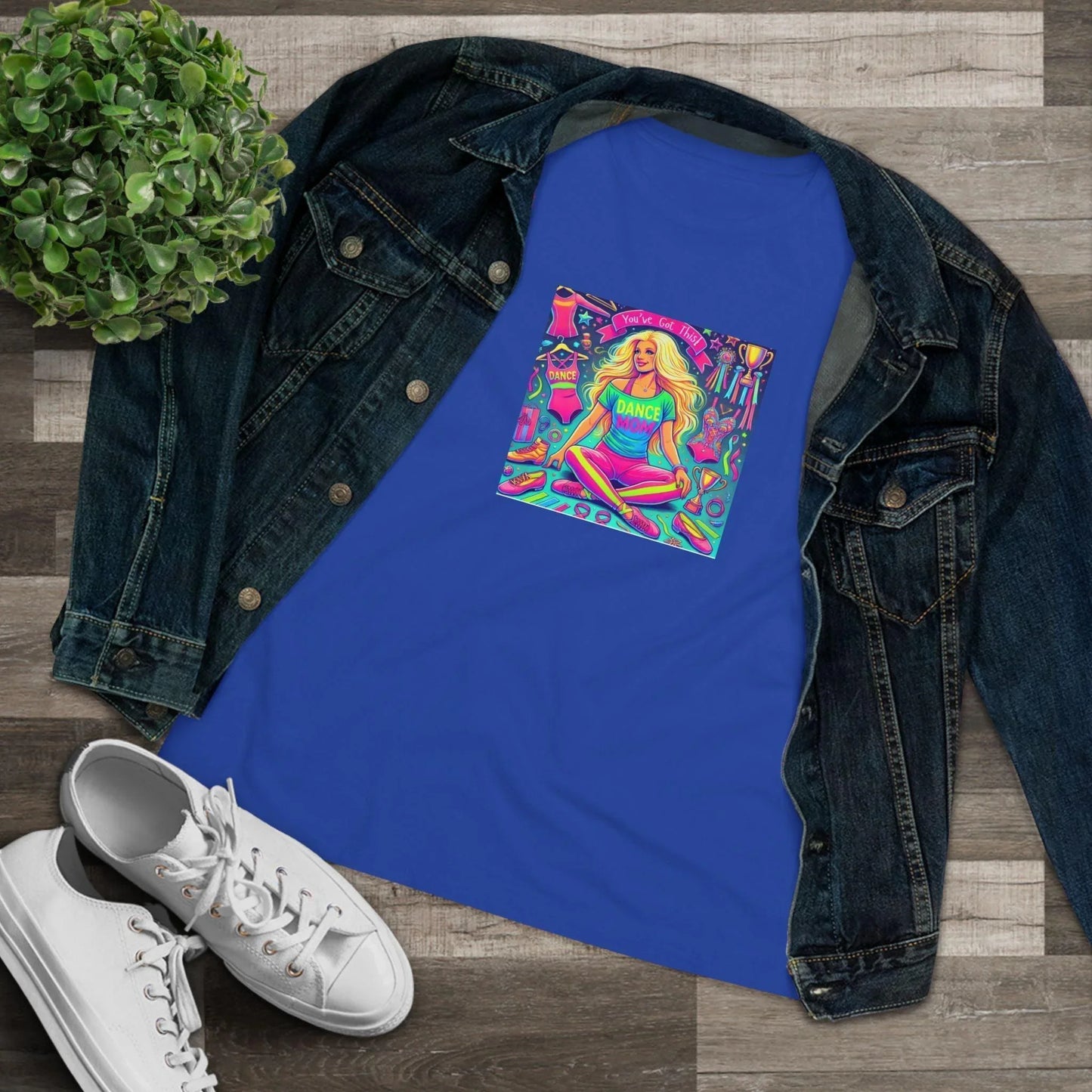 Dance Mom: You've Got This - Blonde Mom - Sitting - Women's Softstyle Tee - Whippie's