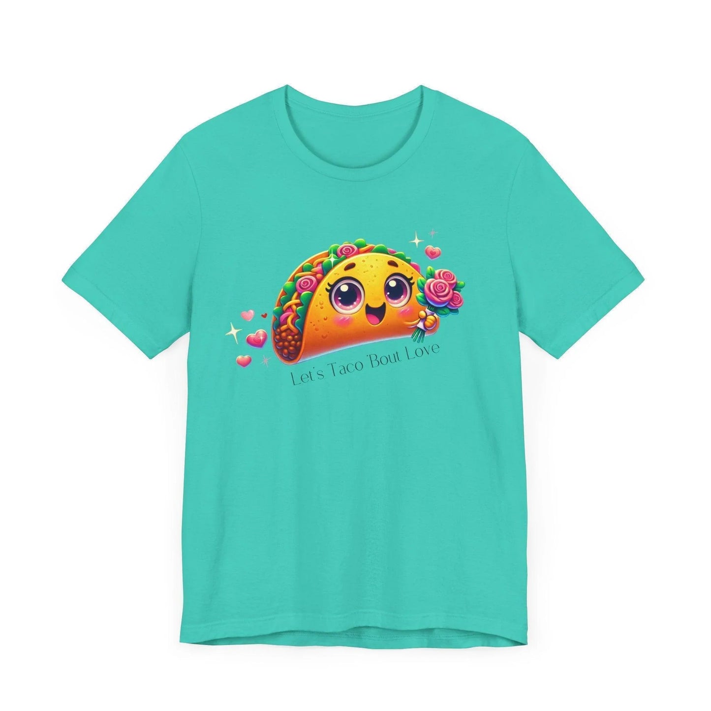 🌮 Let's Taco 'Bout Love 💖 Unisex Jersey Tee ✨ Spread the love this Valentine's Day! - Whippie's