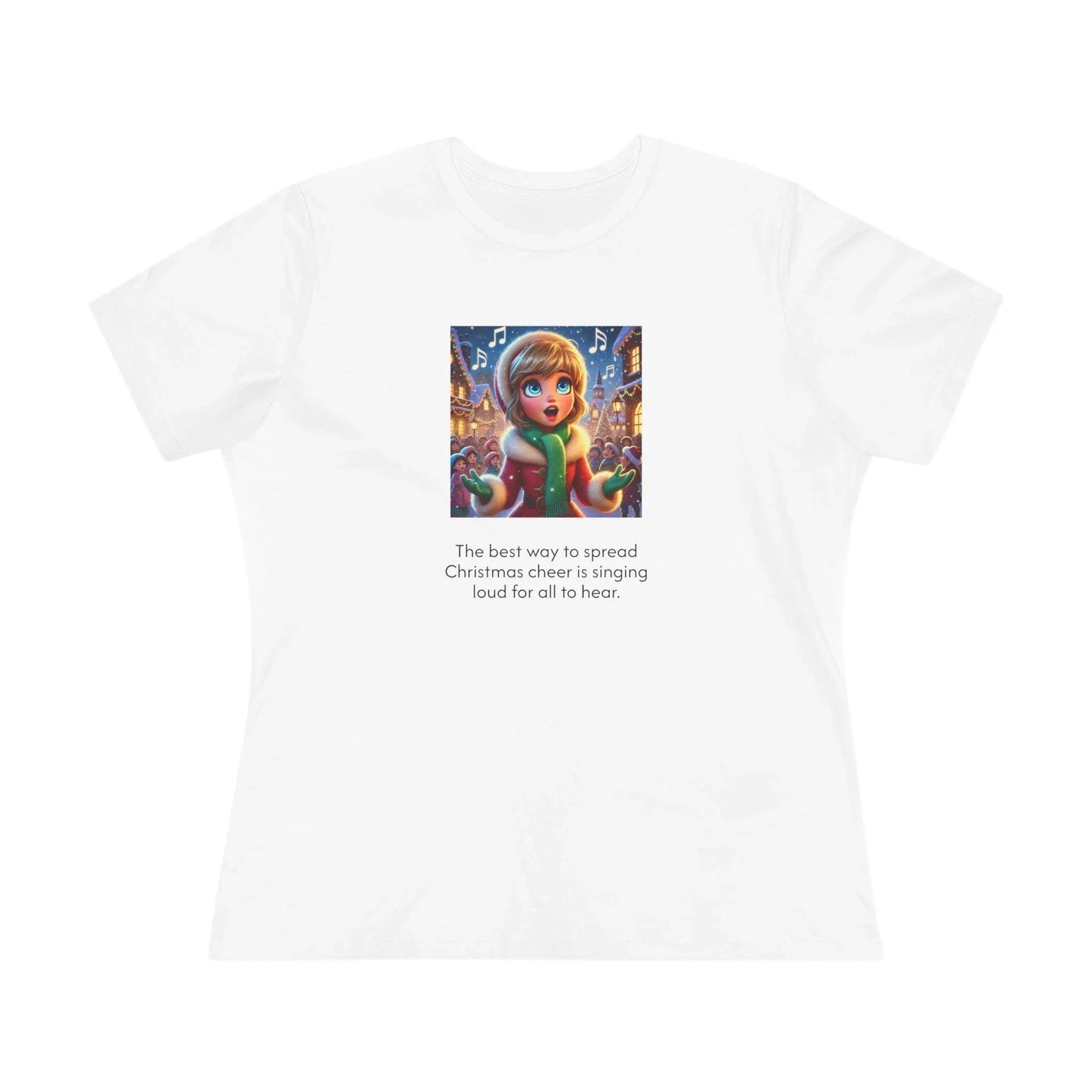 Caroler - Christmas Cheer - BHB Girl - Women's Tee - Whippie's