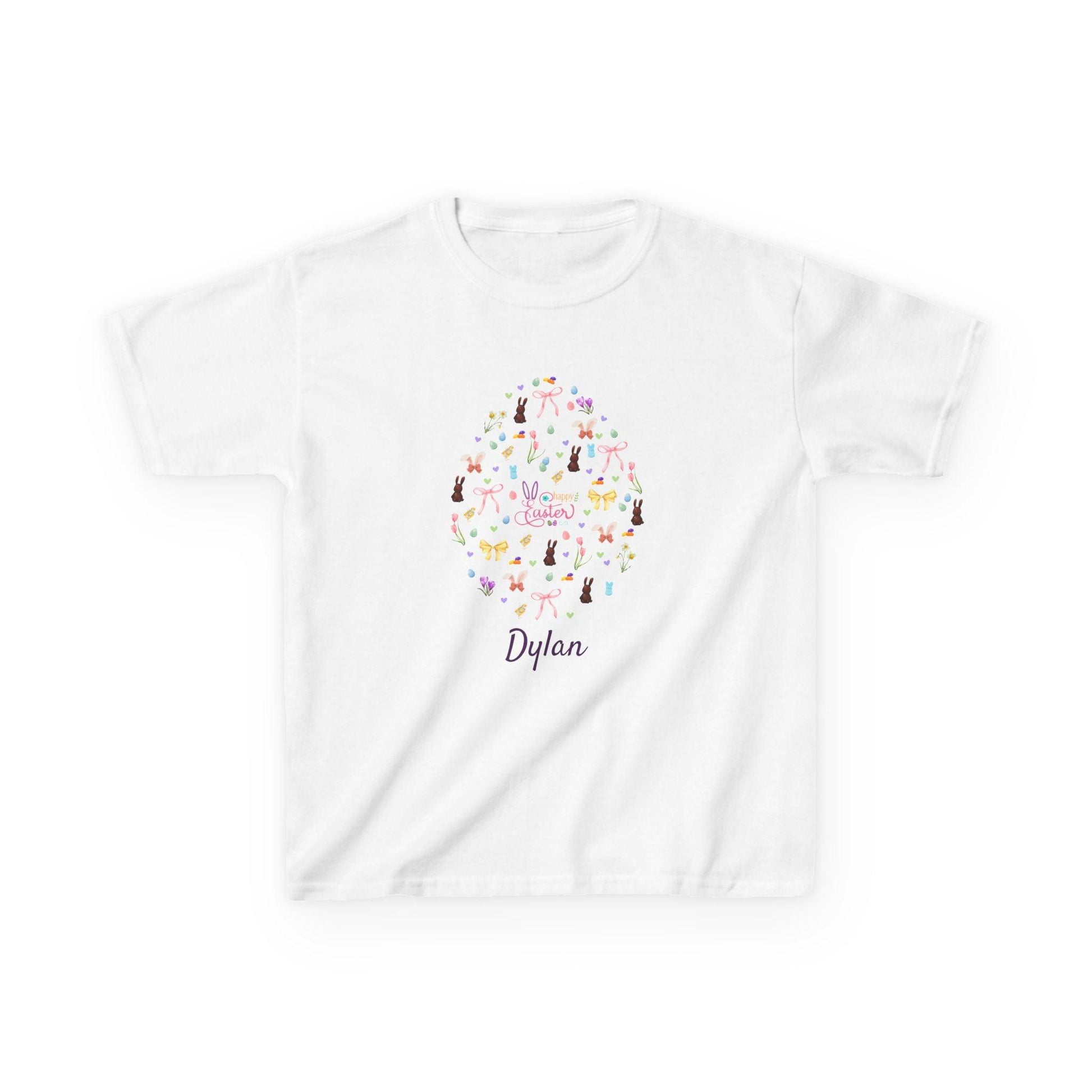 Easter Egg-stravaganza Kids Heavy Cotton Tee - Hop into Easter Fun! - Personalizable - Whippie's