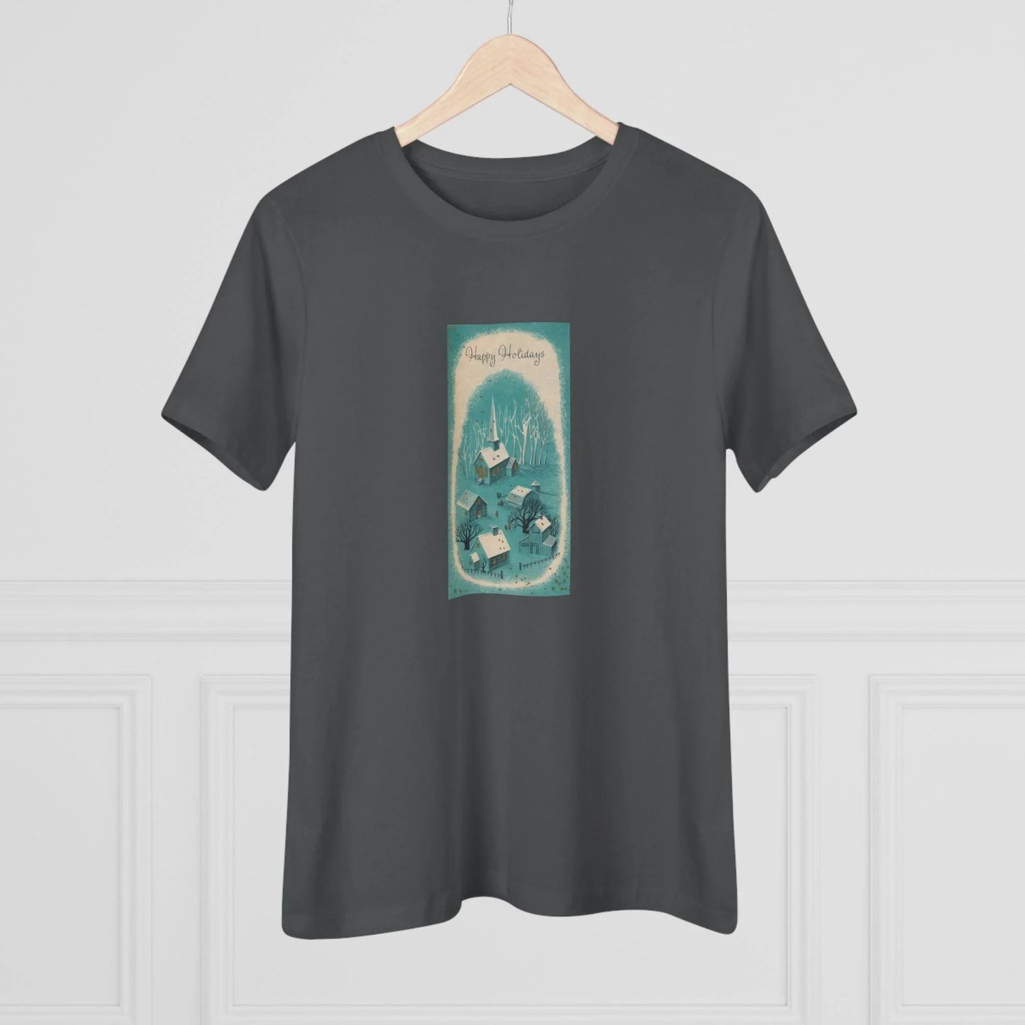 Happy Holidays - Vintage Village - Women's Tee - Whippie's