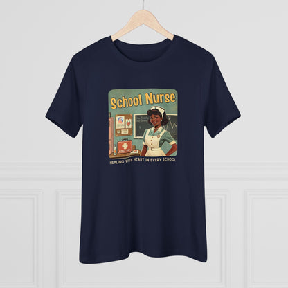 School Nurse Hero Tee (2) - Healing with Heart in Every School 🩺❤️ - Whippie's