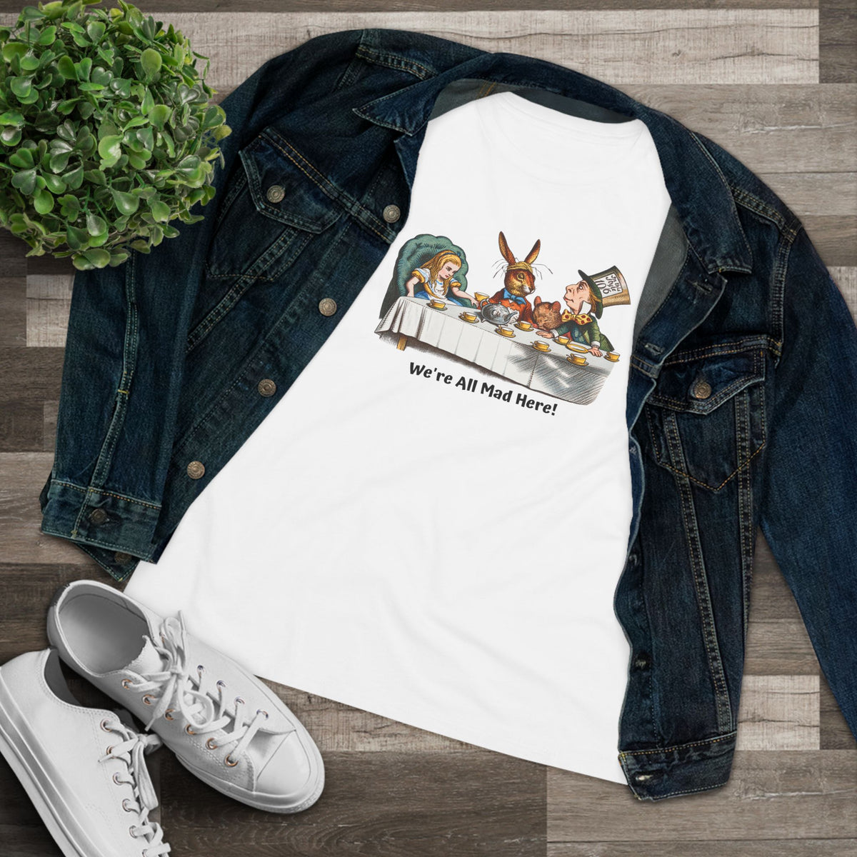 Alice in Wonderland Shirt | We're All Mad Here Mad Tea Party Tee