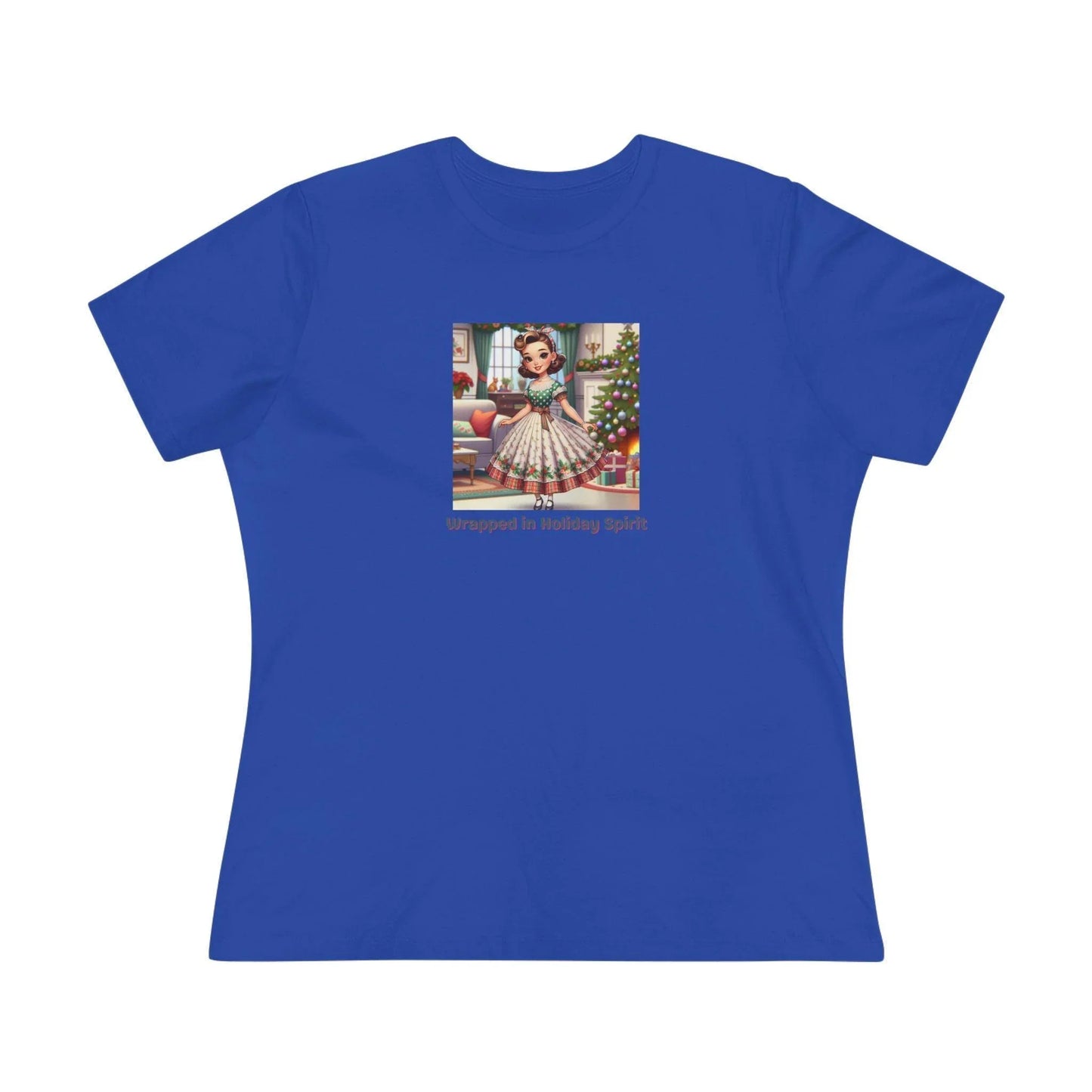 Wrapped in Holiday Spirit - Women's Softstyle Tee - Whippie's
