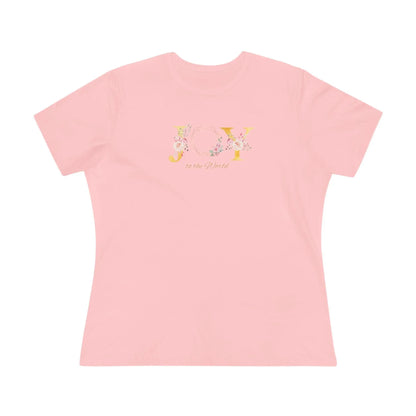 JOY to the World Women's Softstyle T-Shirt 🎄🌎💐 ✨ - Whippie's