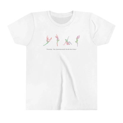 Warning: May Spontaneously Break into Dance Youth Tee - Whippie's
