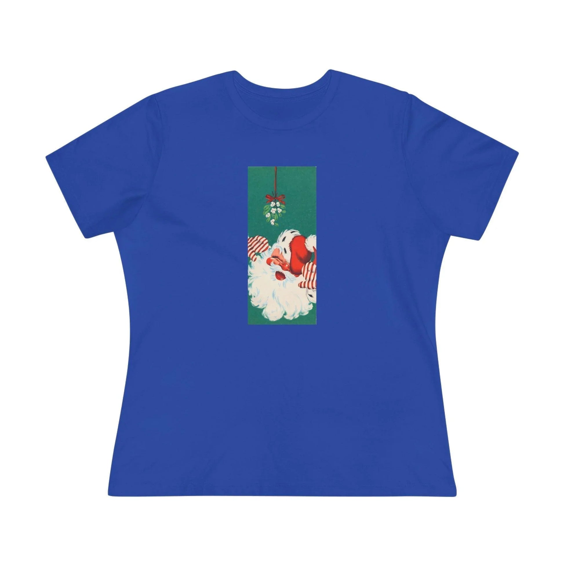 Santa Mistletoe Kisses - Women's Tee - Whippie's