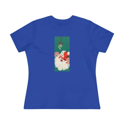 Santa Mistletoe Kisses - Women's Tee - Whippie's