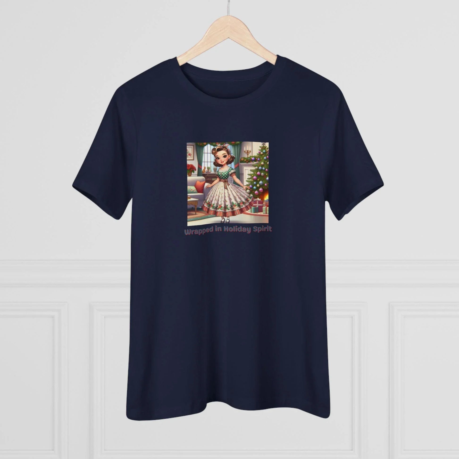 Wrapped in Holiday Spirit - Women's Softstyle Tee - Whippie's