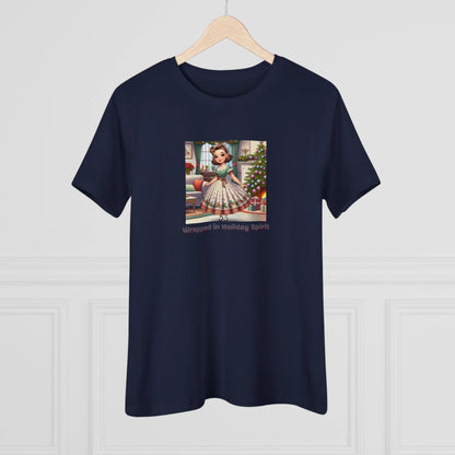 Wrapped in Holiday Spirit - Women's Softstyle Tee - Whippie's