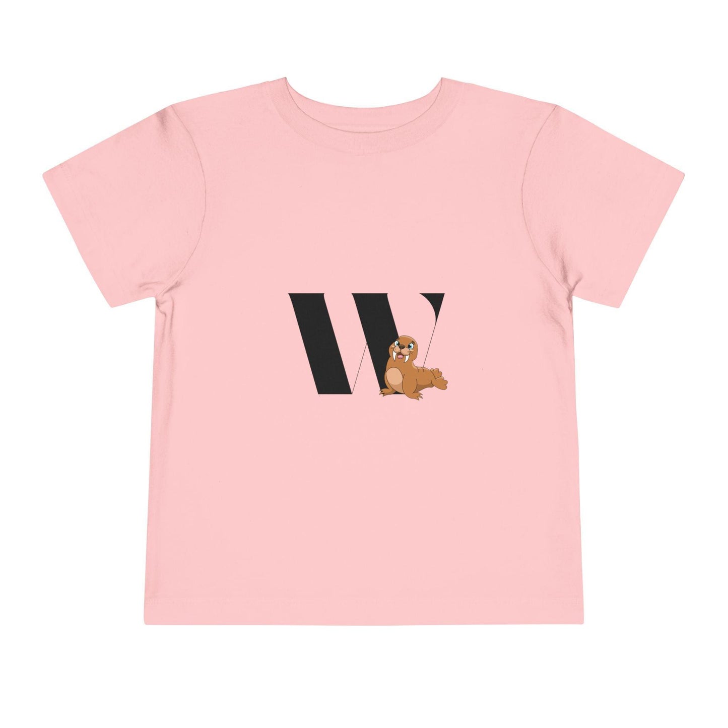 Alphabet Adventures: Letter W - Walrus Toddler T-shirt - Whippie's