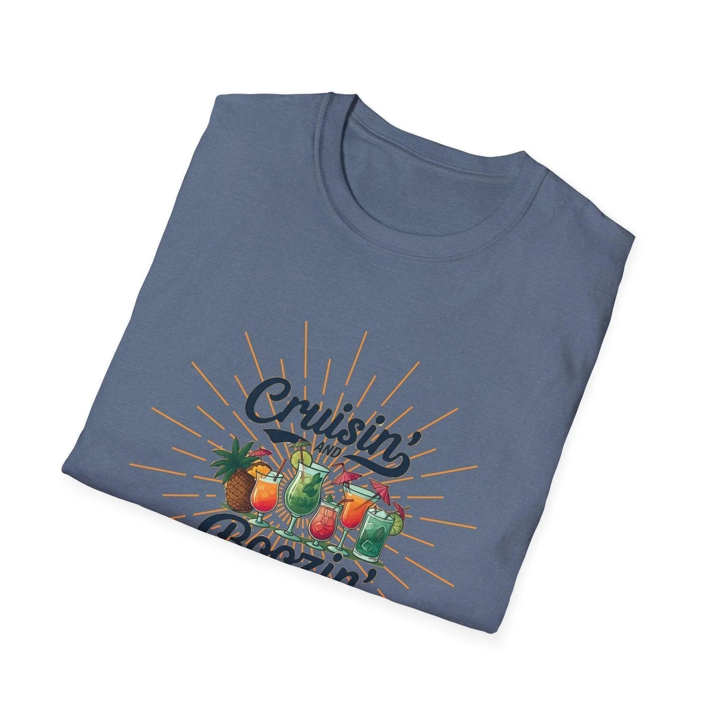 Cruisin' and Boozin Unisex Tee 🛳️🍹 - Whippie's
