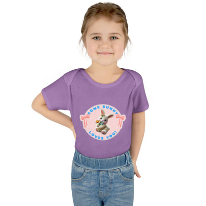Some Bunny Loves You Baby Onesie - Hop into Easter with Adorable Style! 🐰💖 - Whippie's
