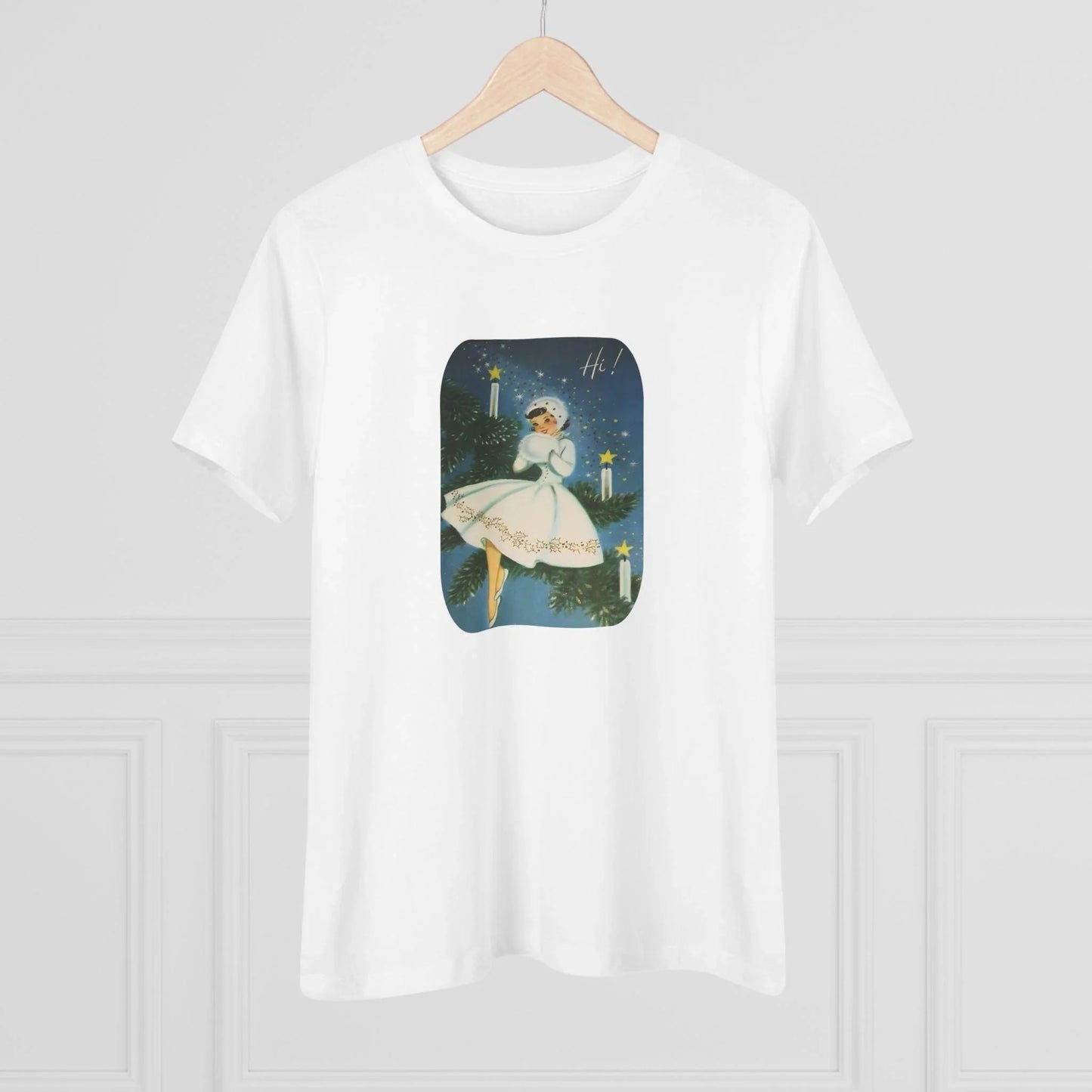 Hi! Lady in White - Women's Tee - Whippie's