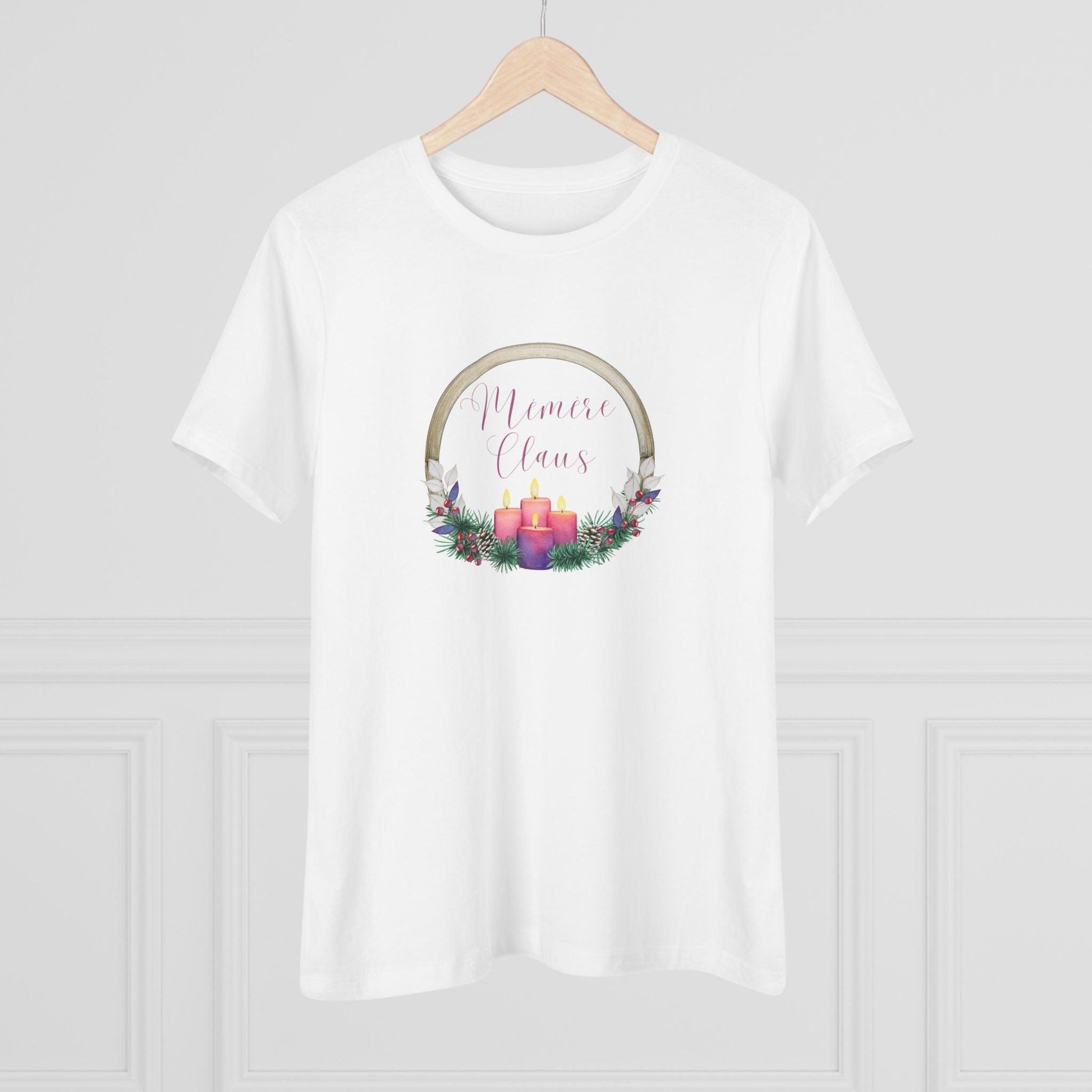 Mémère Claus - Joyeux Noël! 🤶🎄 - Women's Softstyle Tee - Whippie's