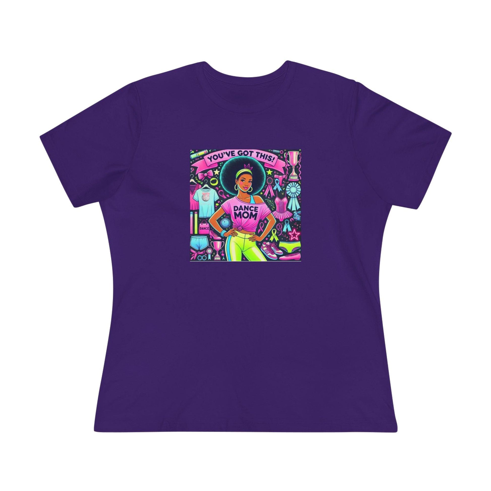 Dance Mom Magic (Young Black Mom) - A Colorful Celebration 🌈 - Women's Softstyle Tee - Whippie's