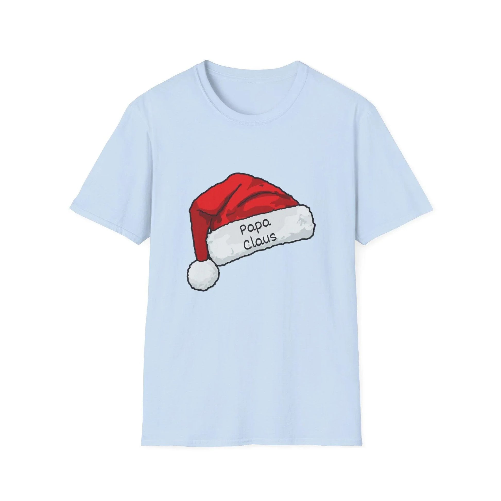 Papa Claus: The Coolest Santa in Town 🎅- Mens Softstyle T-shirt - Whippie's