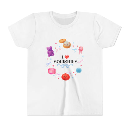 Squishies Shirt for Girls | I Love Squishies Youth Tee