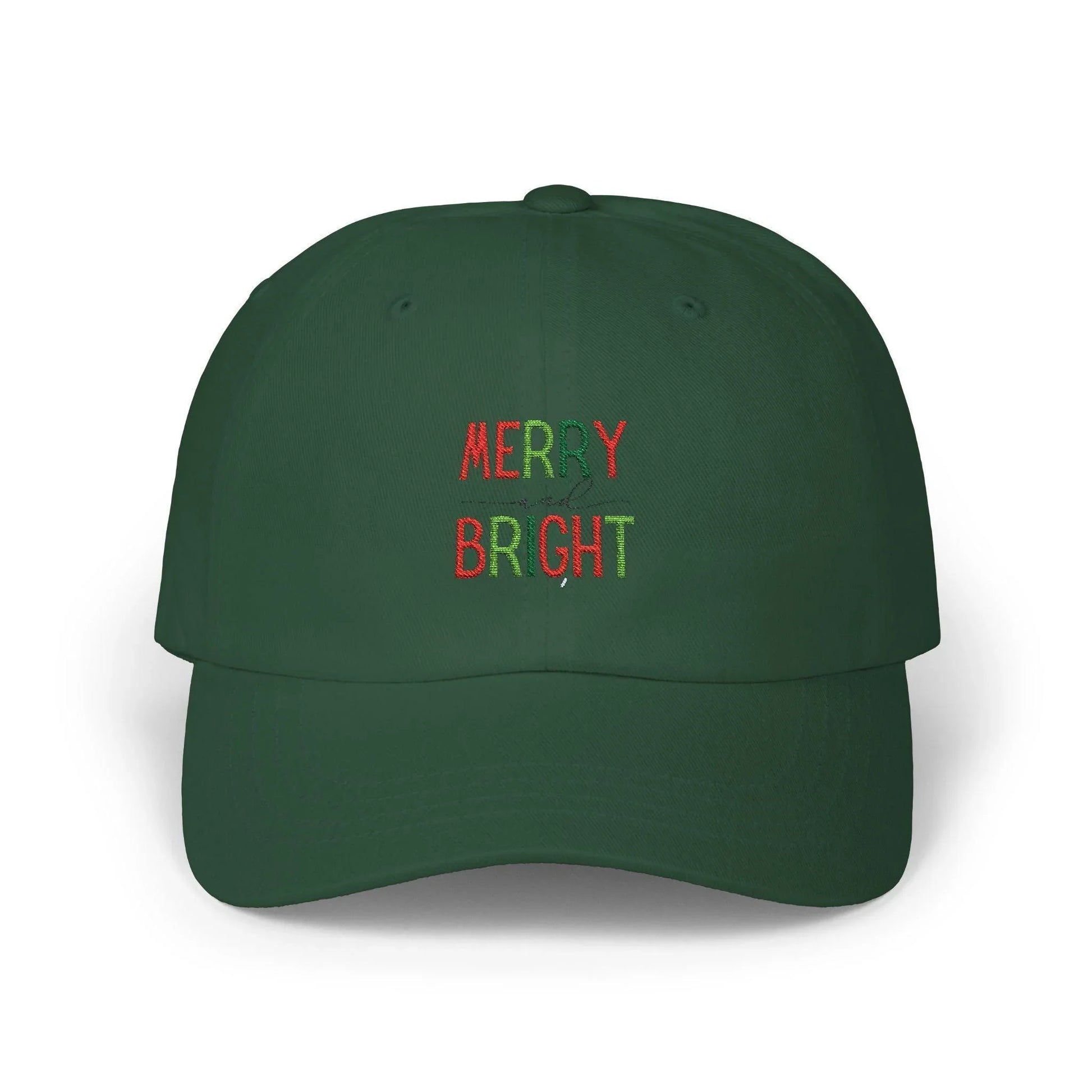 Merry and Bright - Embroidered Baseball Cap 🌈✨ - Whippie's