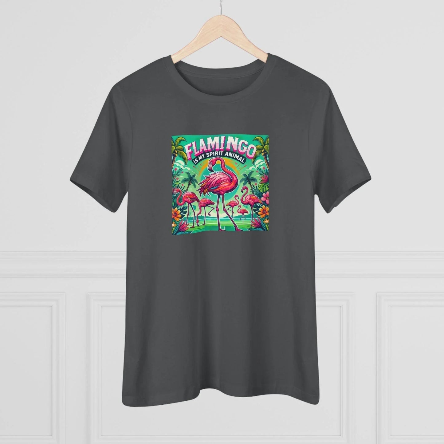 Flamingo is My Spirit Animal - Women's Softstyle Tee - Whippie's