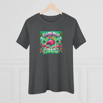 Flamingo is My Spirit Animal - Women's Softstyle Tee - Whippie's