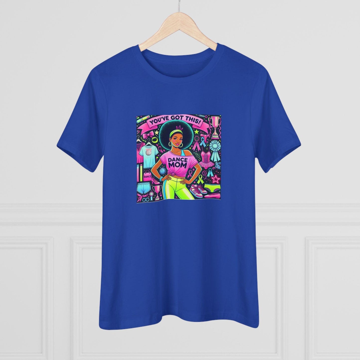 Dance Mom Magic (Young Black Mom) - A Colorful Celebration 🌈 - Women's Softstyle Tee - Whippie's