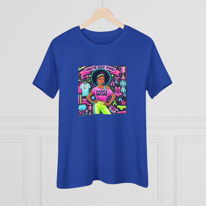 Dance Mom Magic (Young Black Mom) - A Colorful Celebration 🌈 - Women's Softstyle Tee - Whippie's