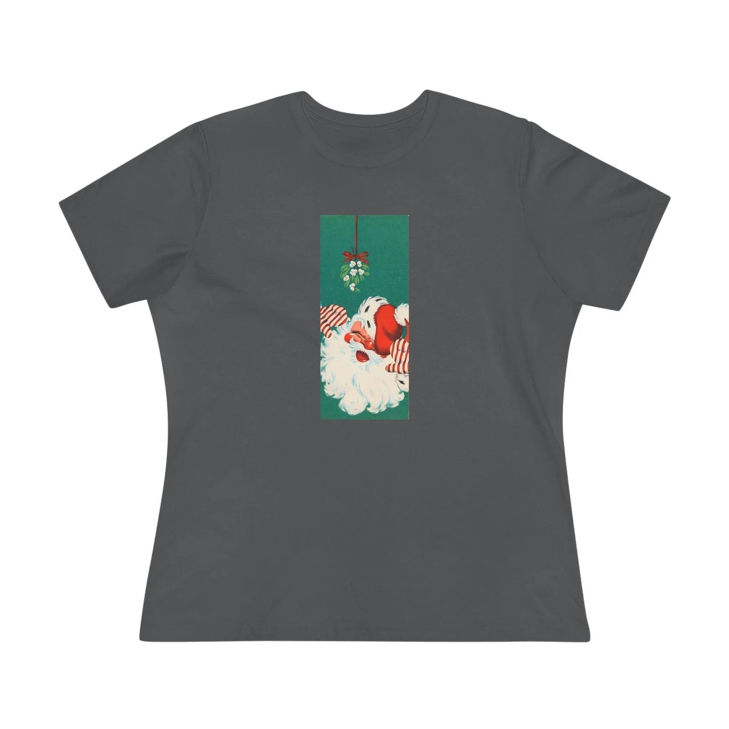 Santa Mistletoe Kisses - Women's Tee - Whippie's