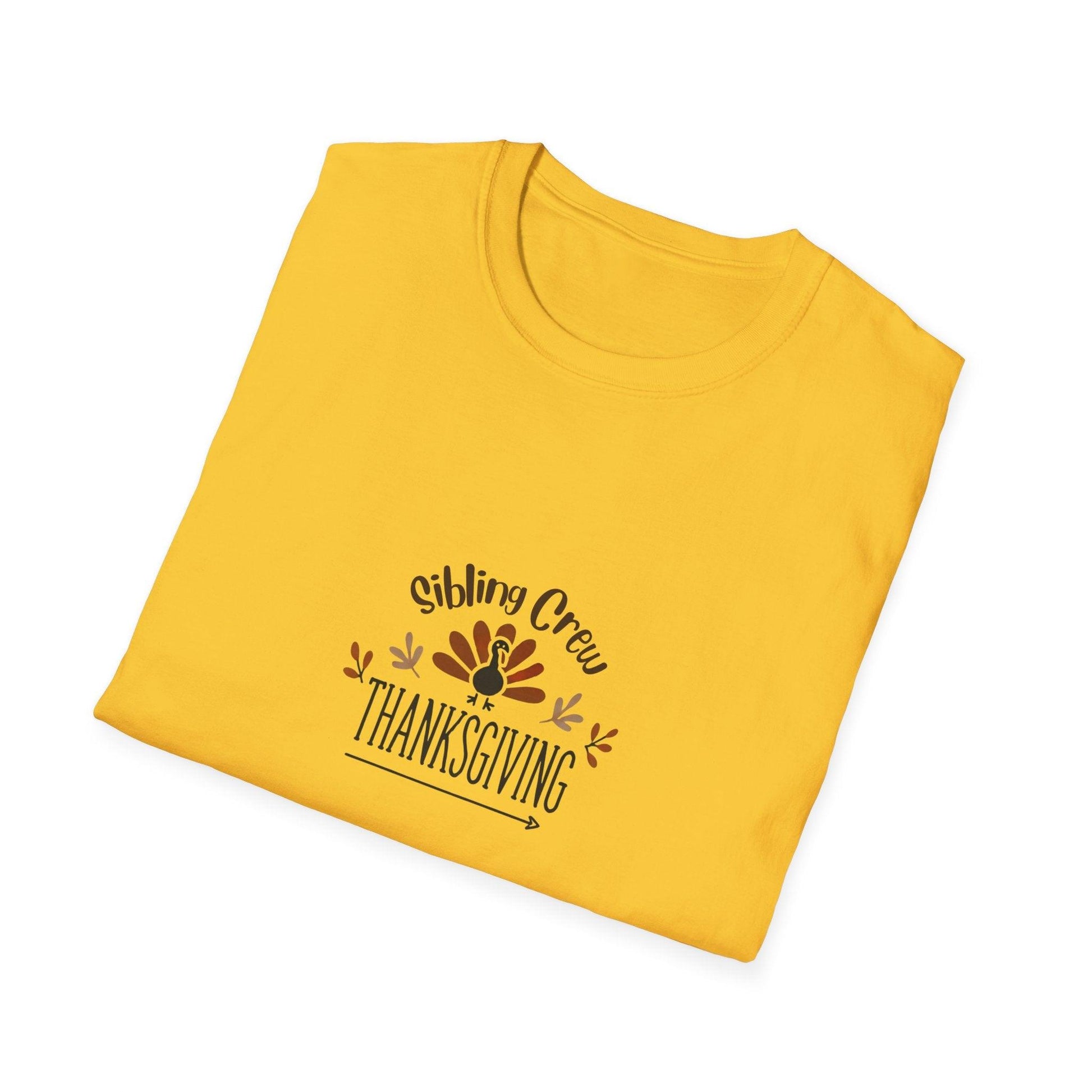 Thanksgiving Sibling Crew Unisex T-Shirt - Whippie's