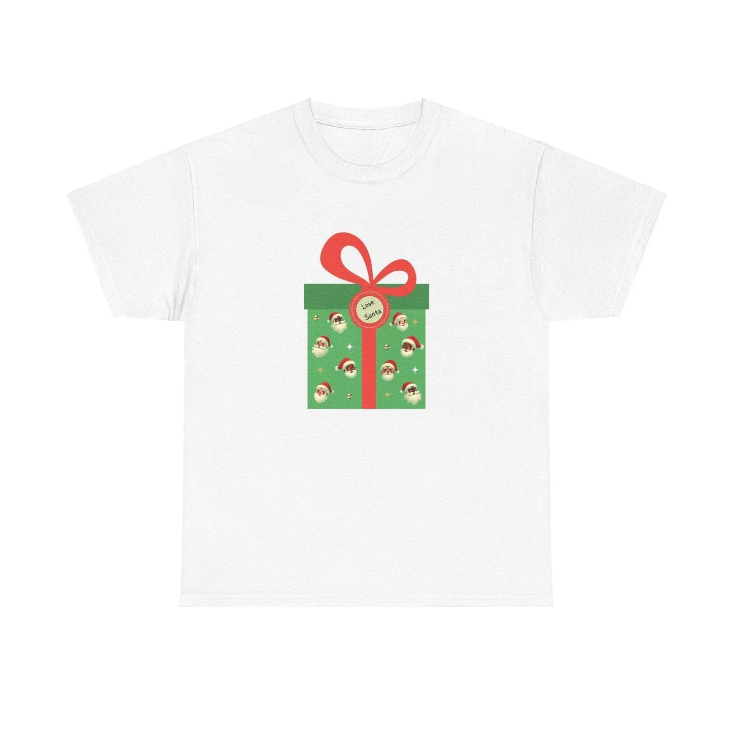 Love Santa Present 🎅 Unisex Heavy Cotton™ Tee! - Whippie's