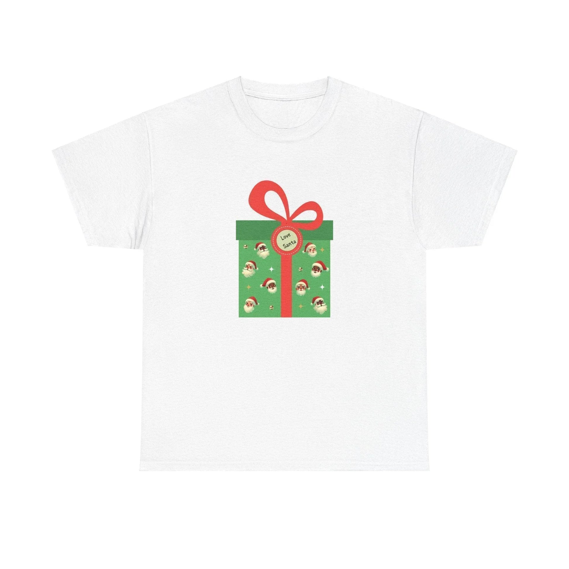 Love Santa Present 🎅 Unisex Heavy Cotton™ Tee! - Whippie's