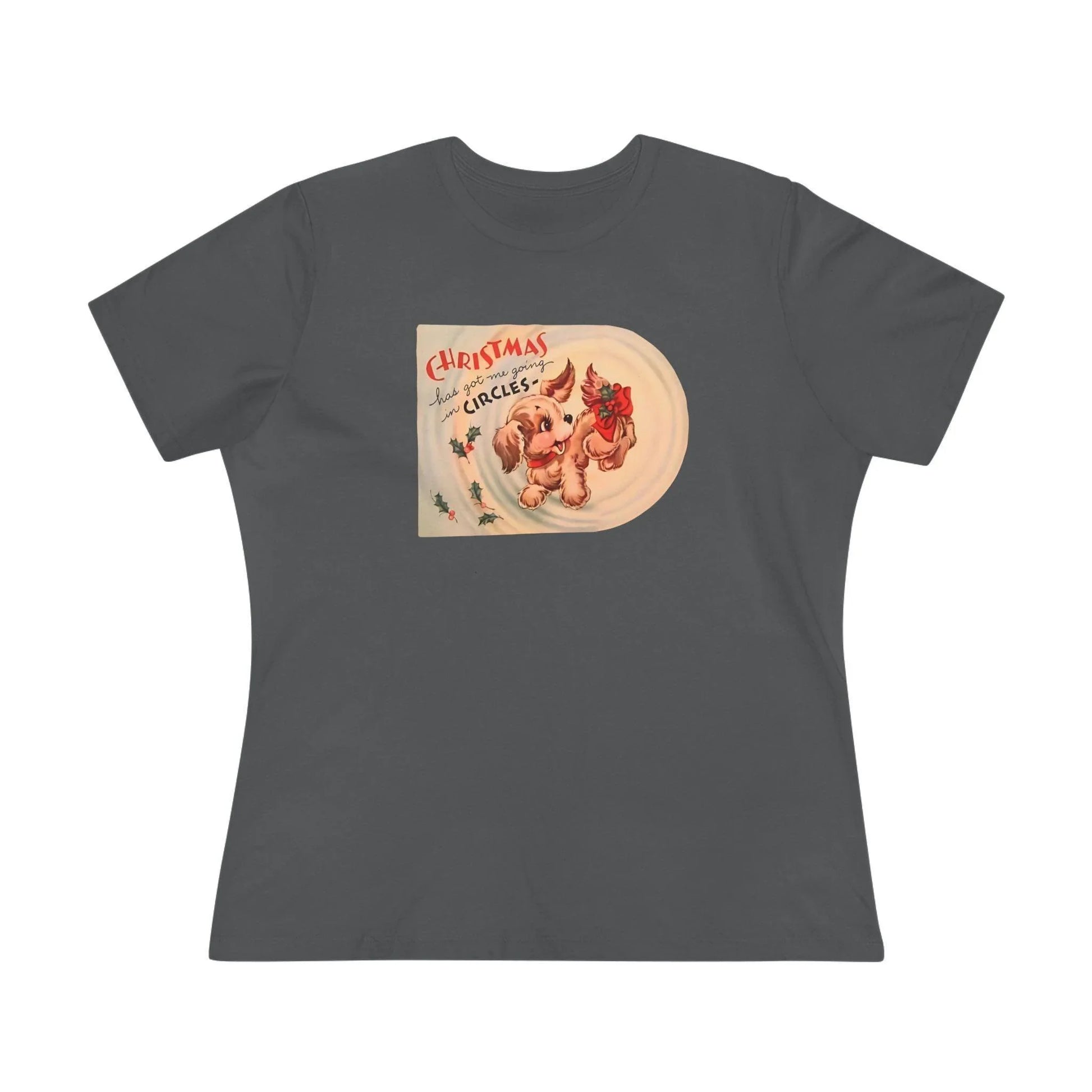 Christmas Has Me Going in Circles - Women's Softstyle Tee - Whippie's