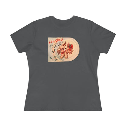 Christmas Has Me Going in Circles - Women's Softstyle Tee - Whippie's