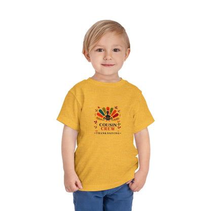 Cousin Crew Thanksgiving - Toddler Short Sleeve Tee - Whippie's